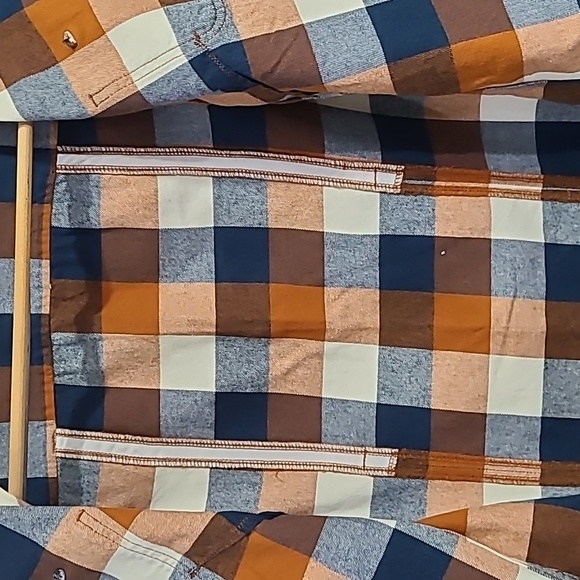 Duluth Training Co. Women's Cotton Plaid Butter-Up Top Size X-Small - Picture 9 of 13